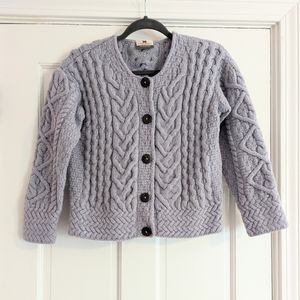 Carraig Donn merino wool Cardigan size M
